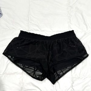Euc black laced shorts size 10